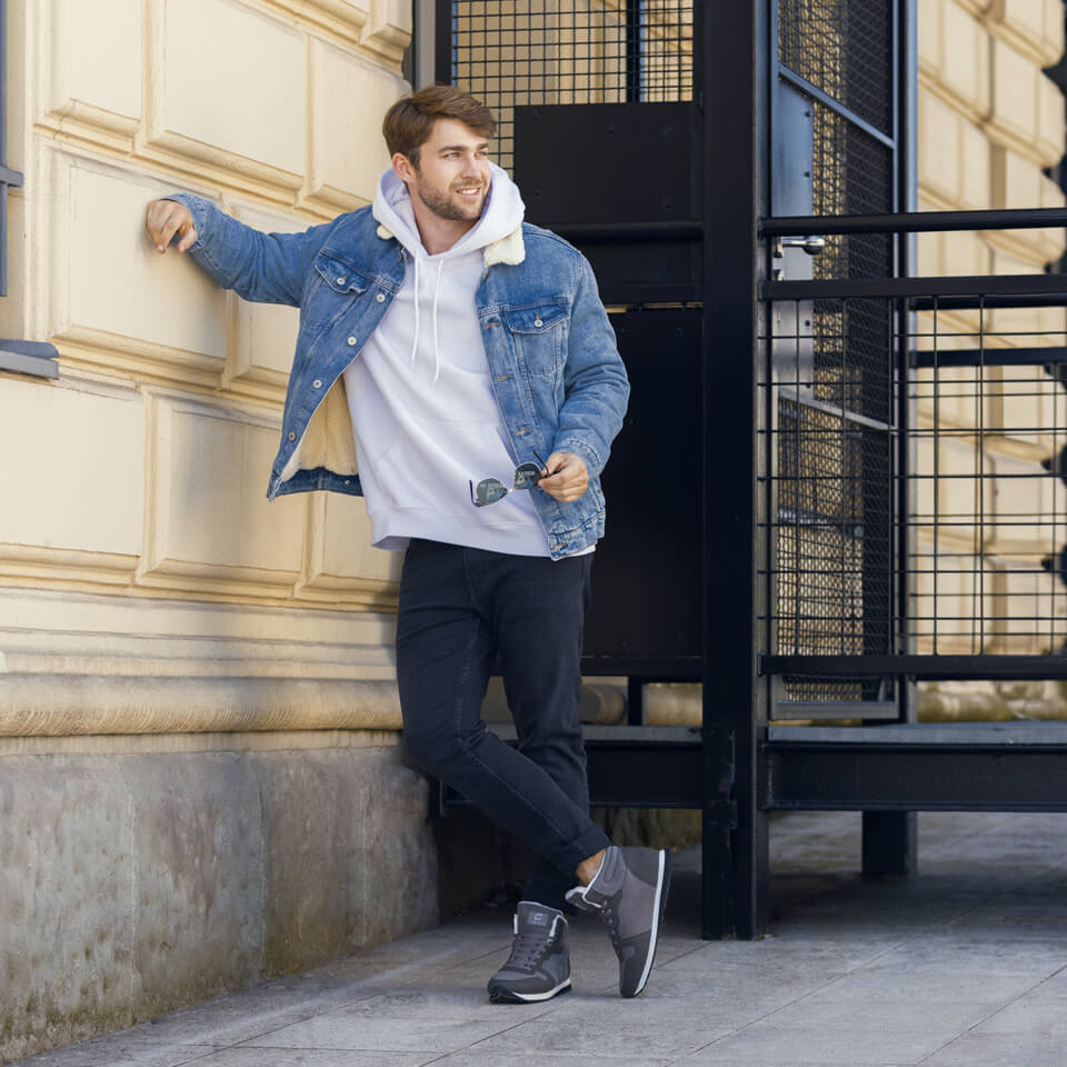 Drago | Warm winter boots made of leather with comfortable sole