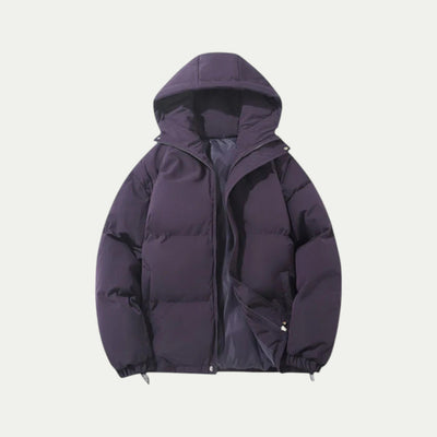 Ringo | Unisex down quilted jacket with hood and thermal insulation