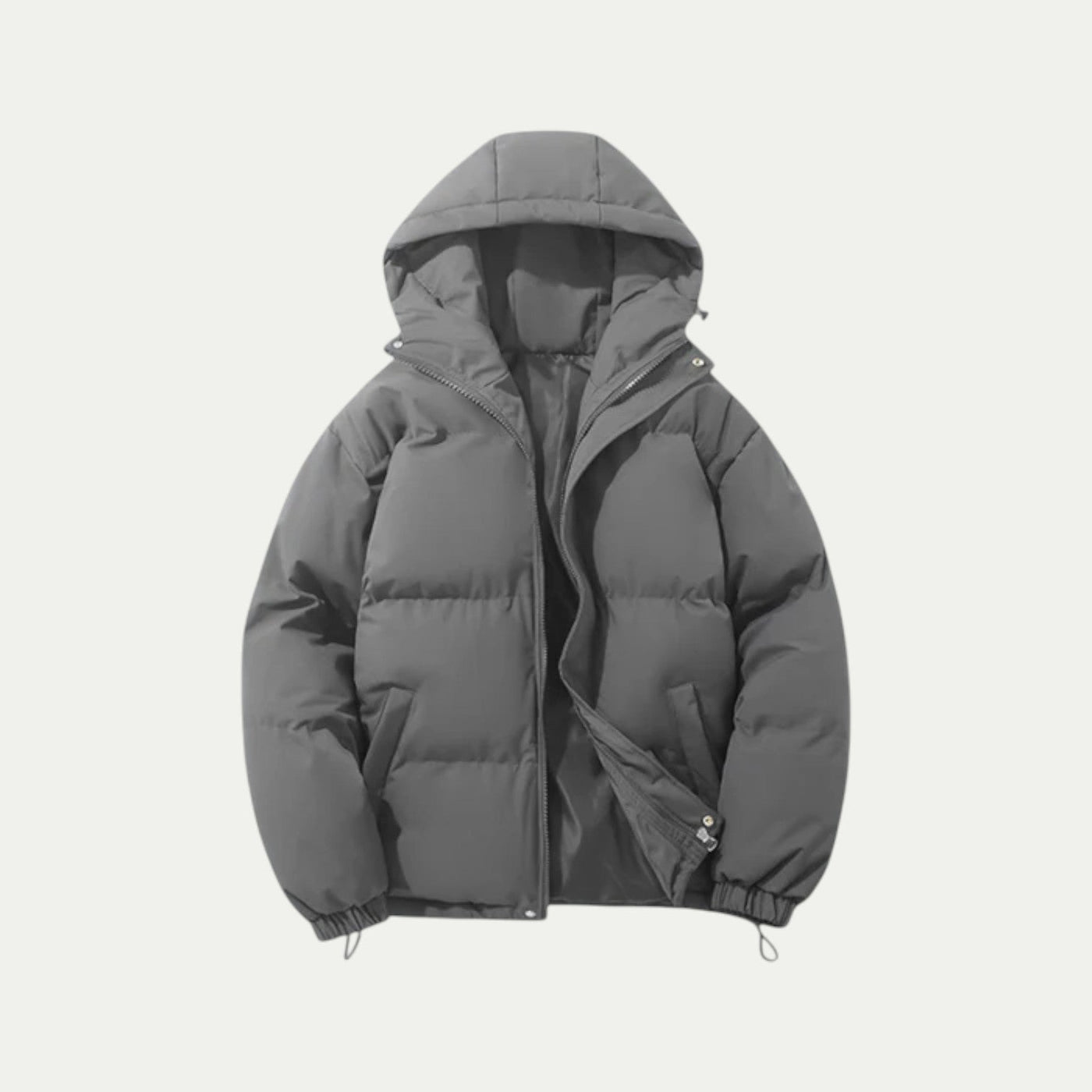 Ringo | Unisex down quilted jacket with hood and thermal insulation