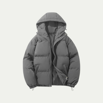 Ringo | Unisex down quilted jacket with hood and thermal insulation