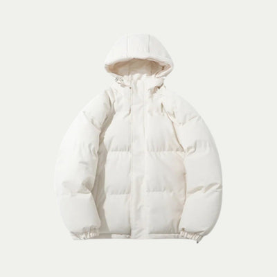 Ringo | Unisex down quilted jacket with hood and thermal insulation