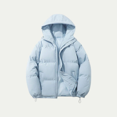 Ringo | Unisex down quilted jacket with hood and thermal insulation