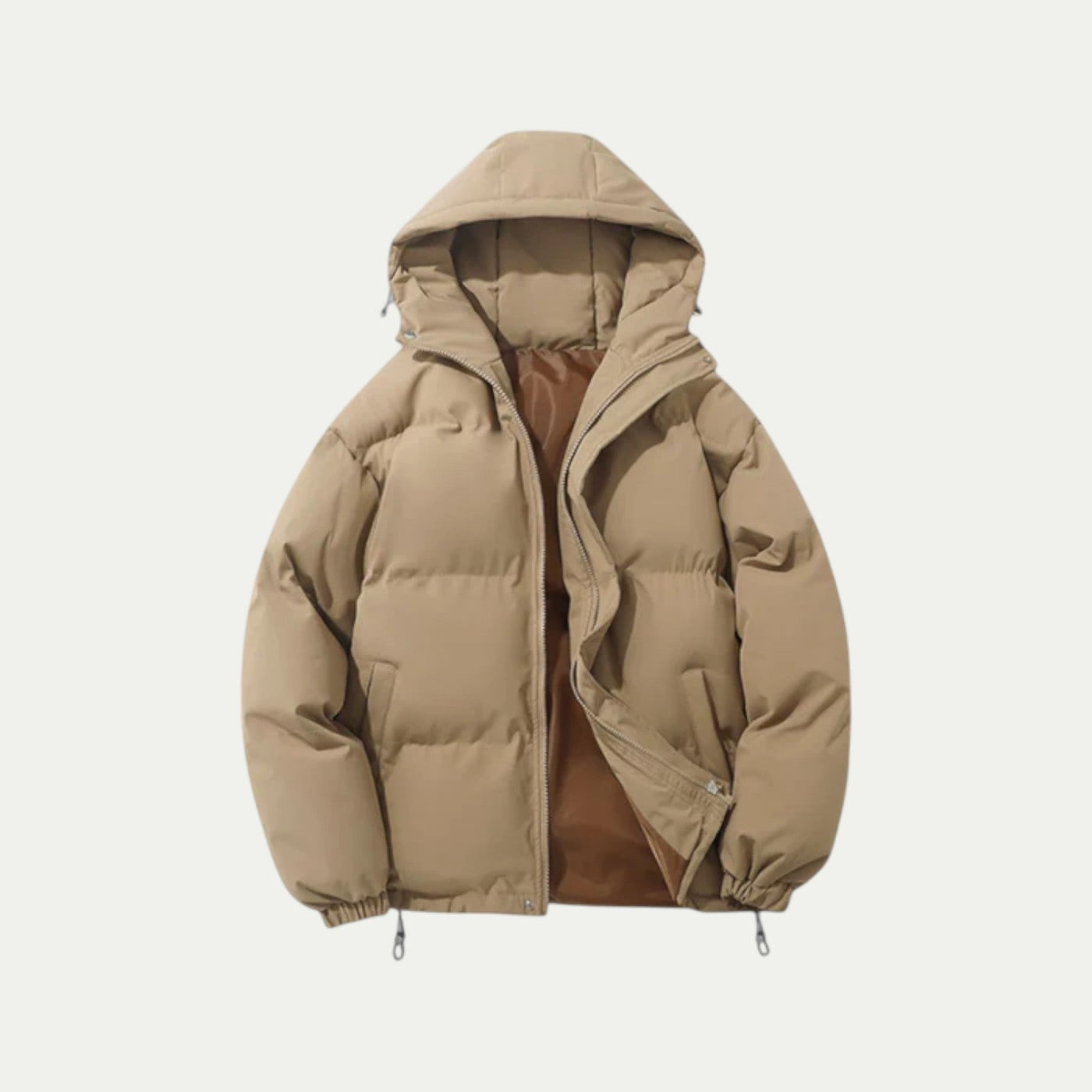 Ringo | Unisex down quilted jacket with hood and thermal insulation