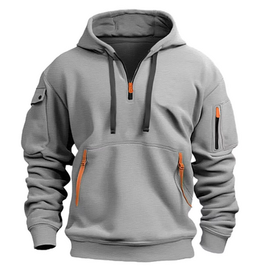 Cassiel | Men's multi-pocket hoodie