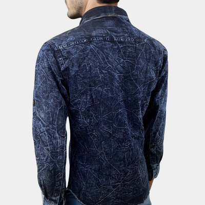 Edward® | Men's Long Sleeve Denim Shirt