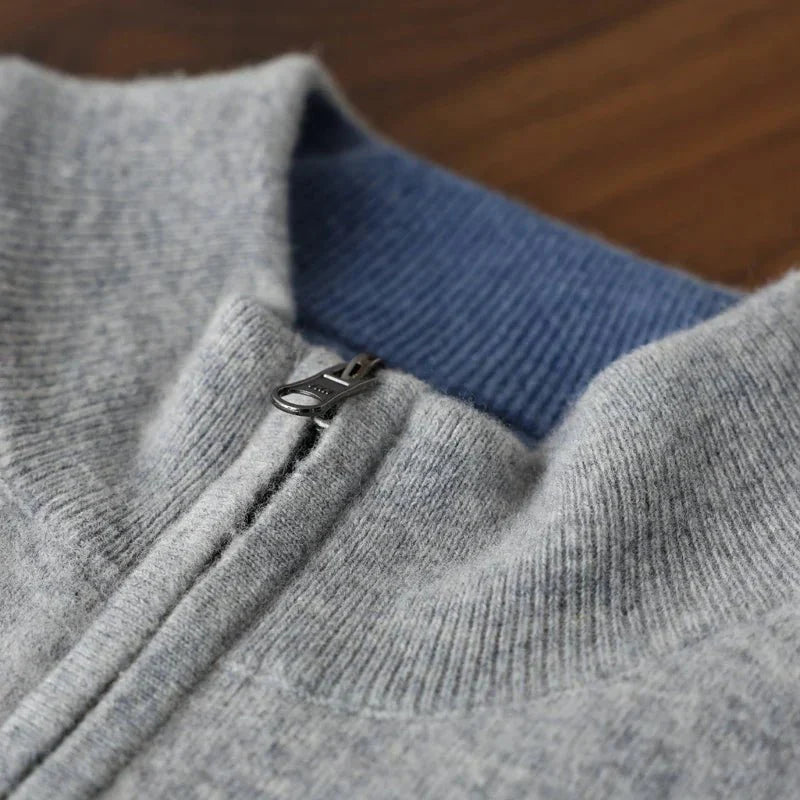 Kail | – Cashmere jacket with modern zip design