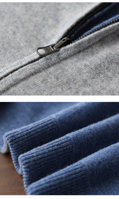 Kail | – Cashmere jacket with modern zip design