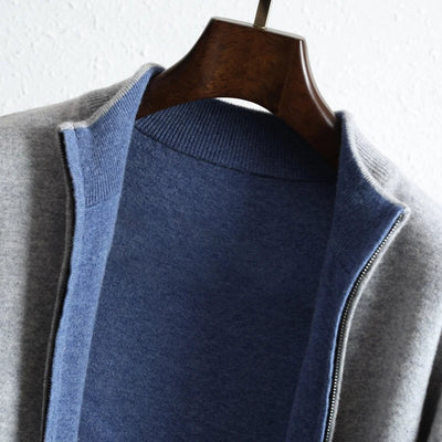 Kail | – Cashmere jacket with modern zip design