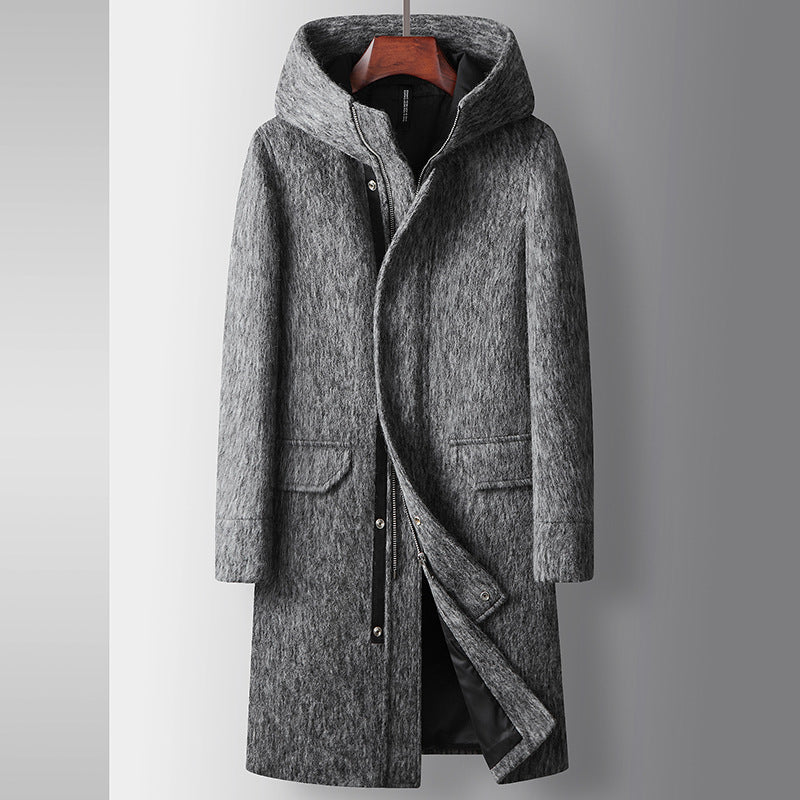 Renzo® | HOODED WOOL COAT