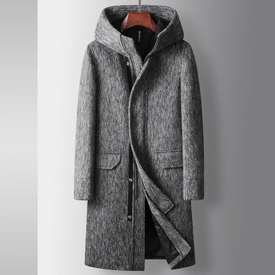 Renzo® | HOODED WOOL COAT