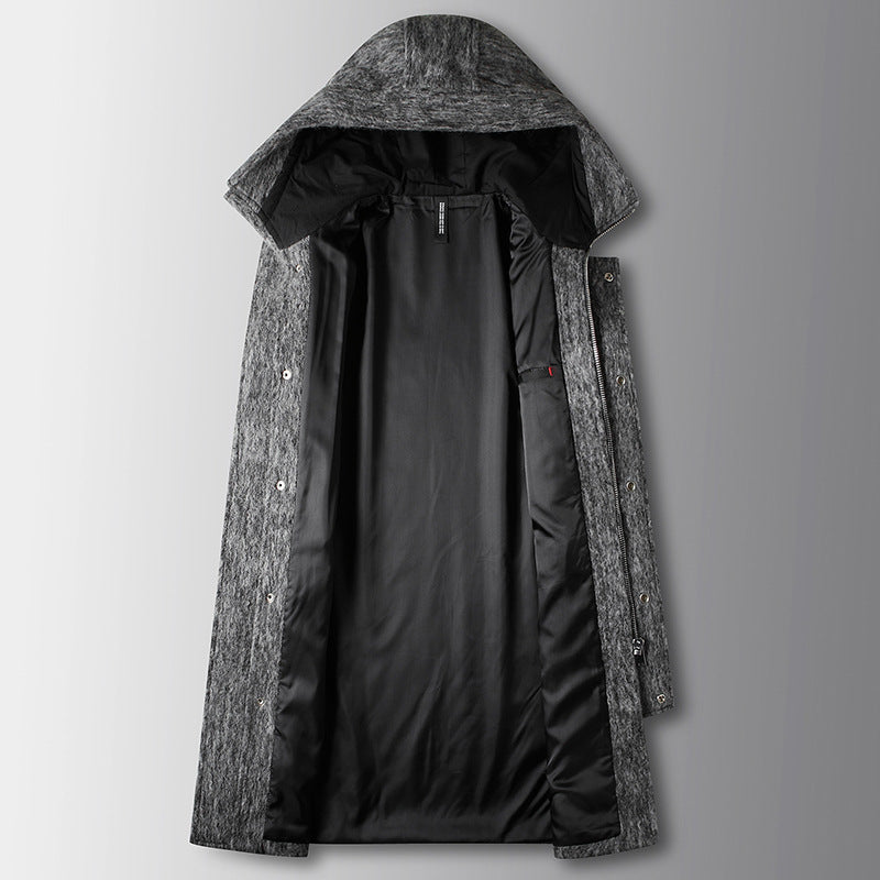 Renzo® | HOODED WOOL COAT