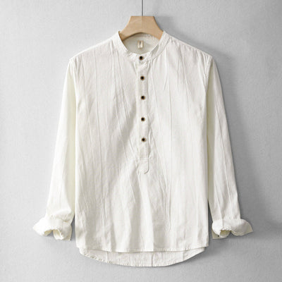 Beckett® | Linen Henley Shirt