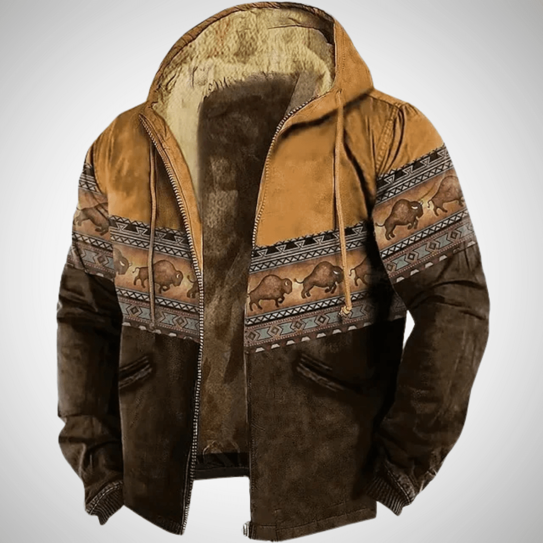 Oziel | Warm winter jacket with hood