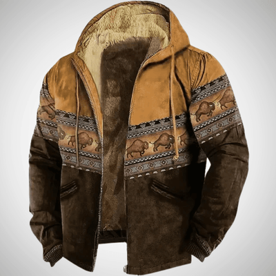 Oziel | Warm winter jacket with hood