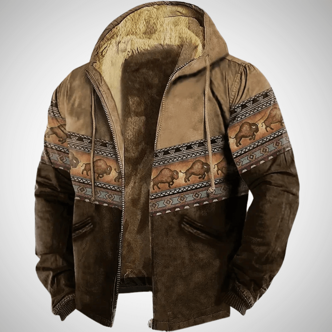 Oziel | Warm winter jacket with hood