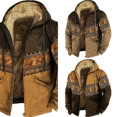 Oziel | Warm winter jacket with hood