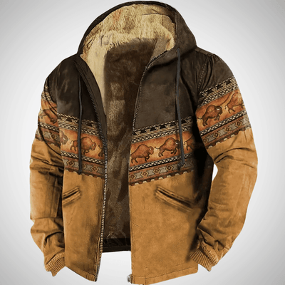 Oziel | Warm winter jacket with hood