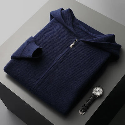Jairo | Soft cashmere zip hoodie