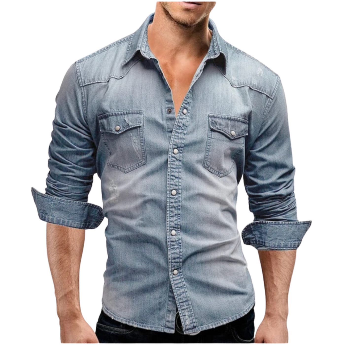 Lenoir™ - Modern Denim Shirt