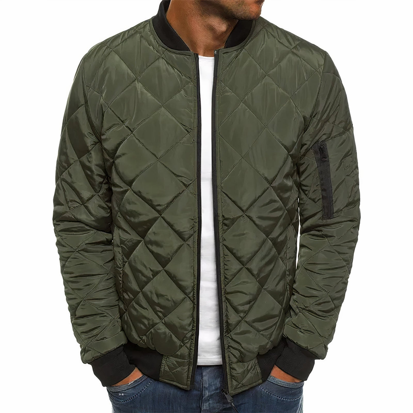 Hiram® | Classic Men'S Bomber Jacket For Winter