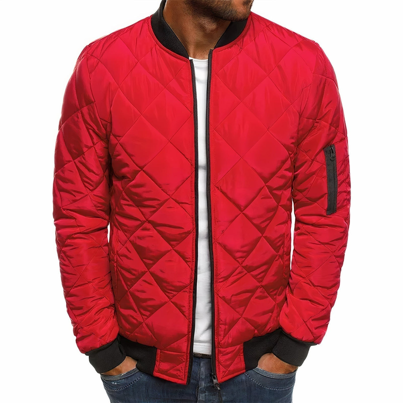 Hiram® | Classic Men'S Bomber Jacket For Winter