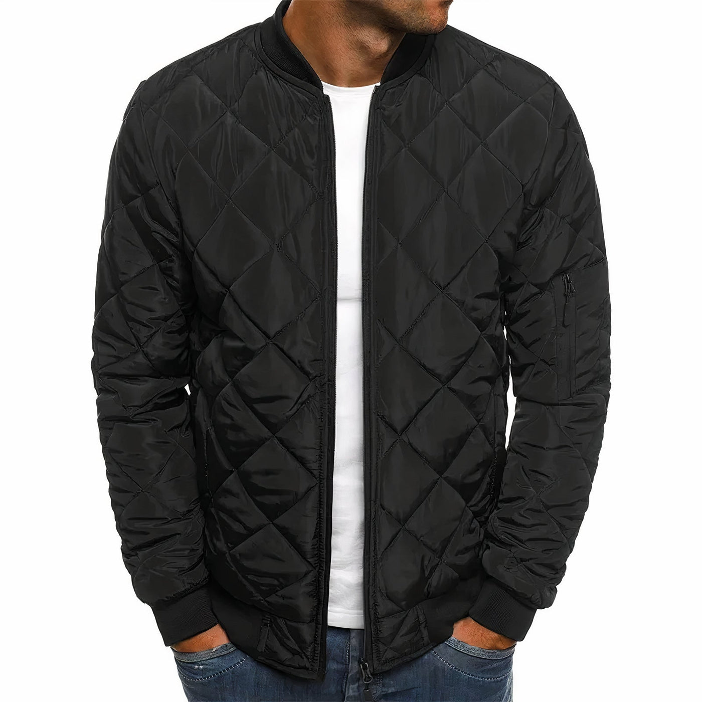 Hiram® | Classic Men'S Bomber Jacket For Winter