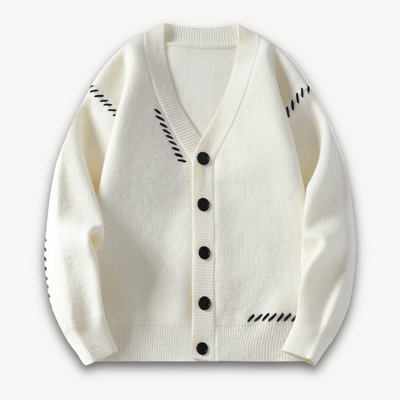Vadim | Soft knitted cardigan with button closure