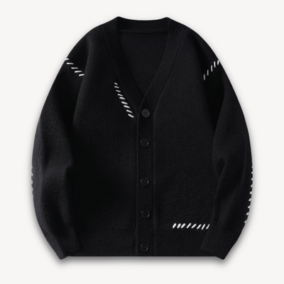Vadim | Soft knitted cardigan with button closure