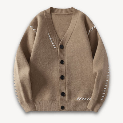 Vadim | Soft knitted cardigan with button closure