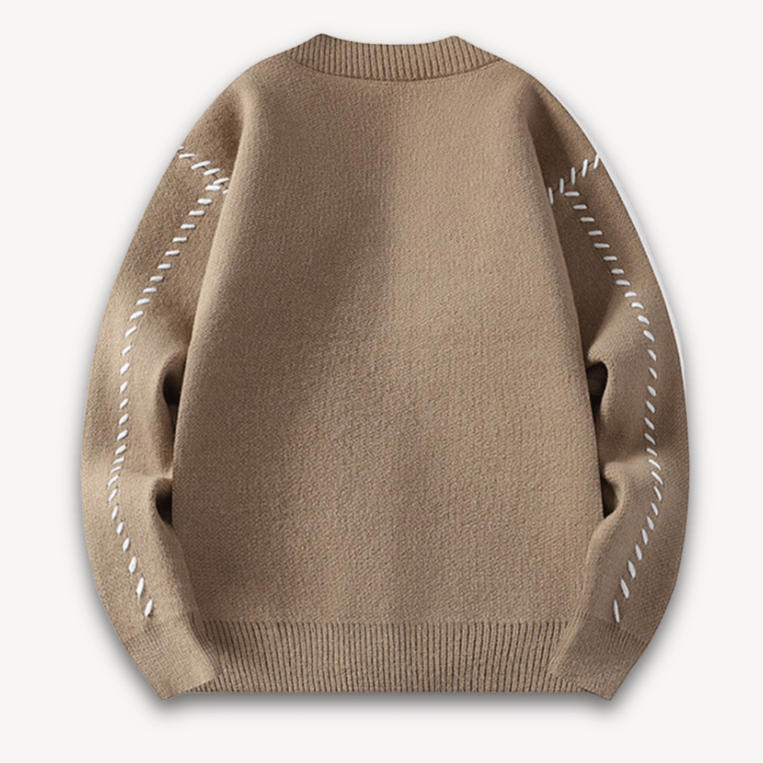 Vadim | Soft knitted cardigan with button closure
