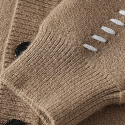Vadim | Soft knitted cardigan with button closure