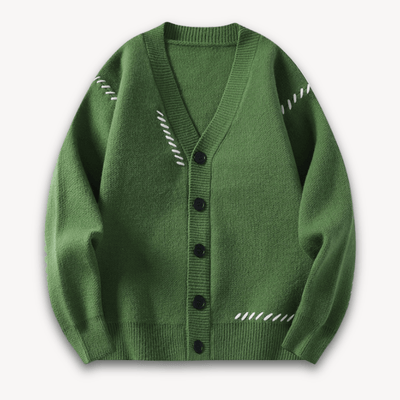 Vadim | Soft knitted cardigan with button closure