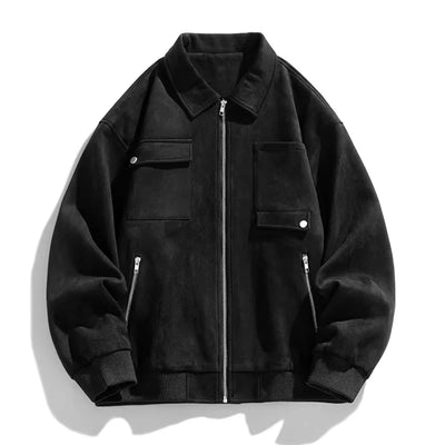 Drew | Carter Suede Cargo Jacket