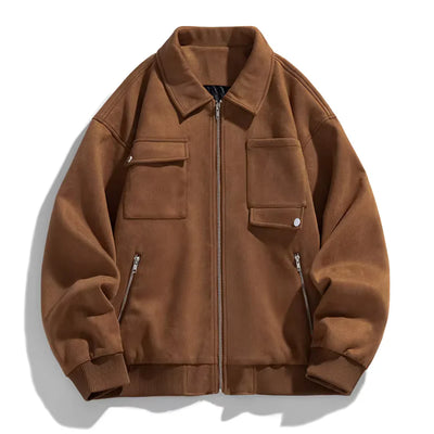 Drew | Carter Suede Cargo Jacket