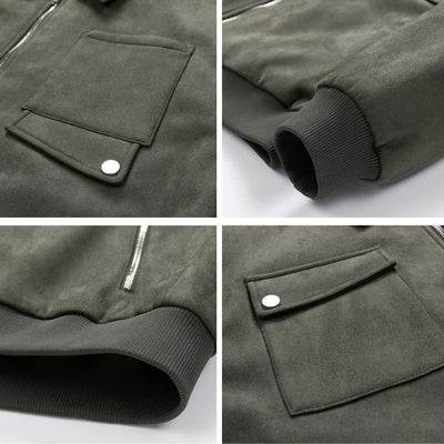 Drew | Carter Suede Cargo Jacket