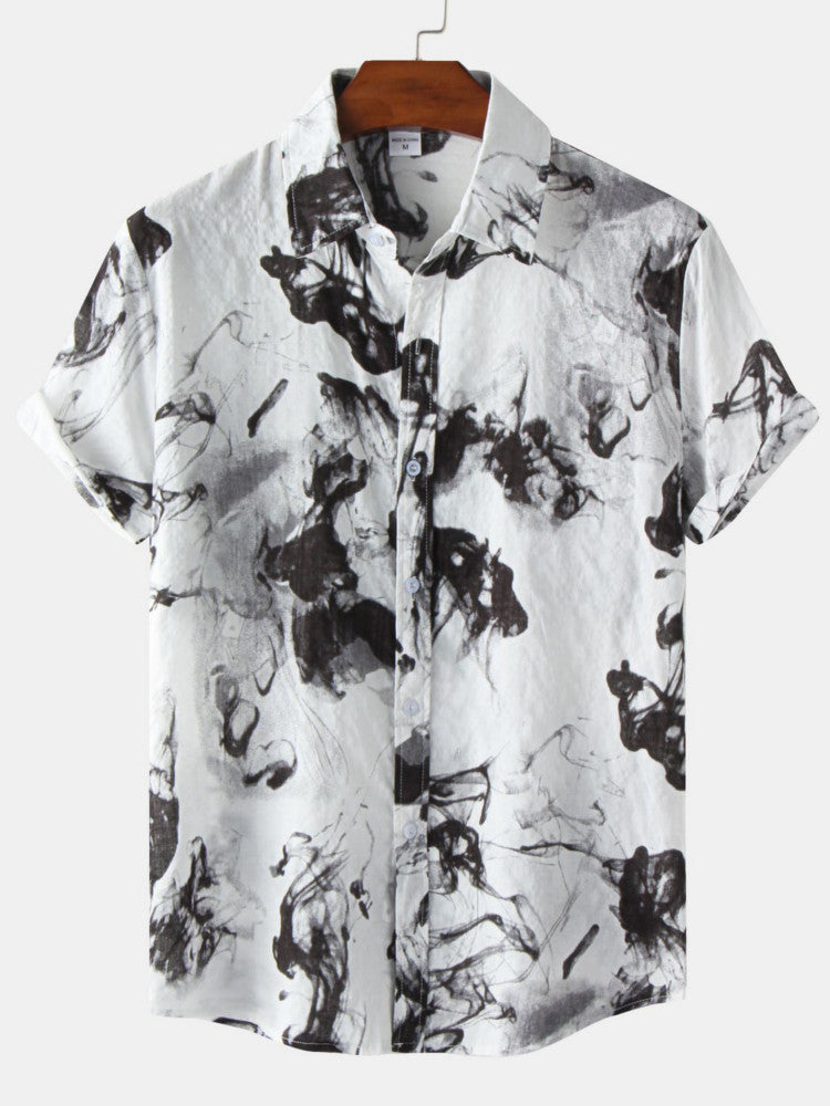 Arvan® | Ink Painting Short Sleeve Shirts