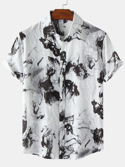 Arvan® | Ink Painting Short Sleeve Shirts