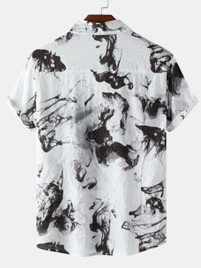 Arvan® | Ink Painting Short Sleeve Shirts