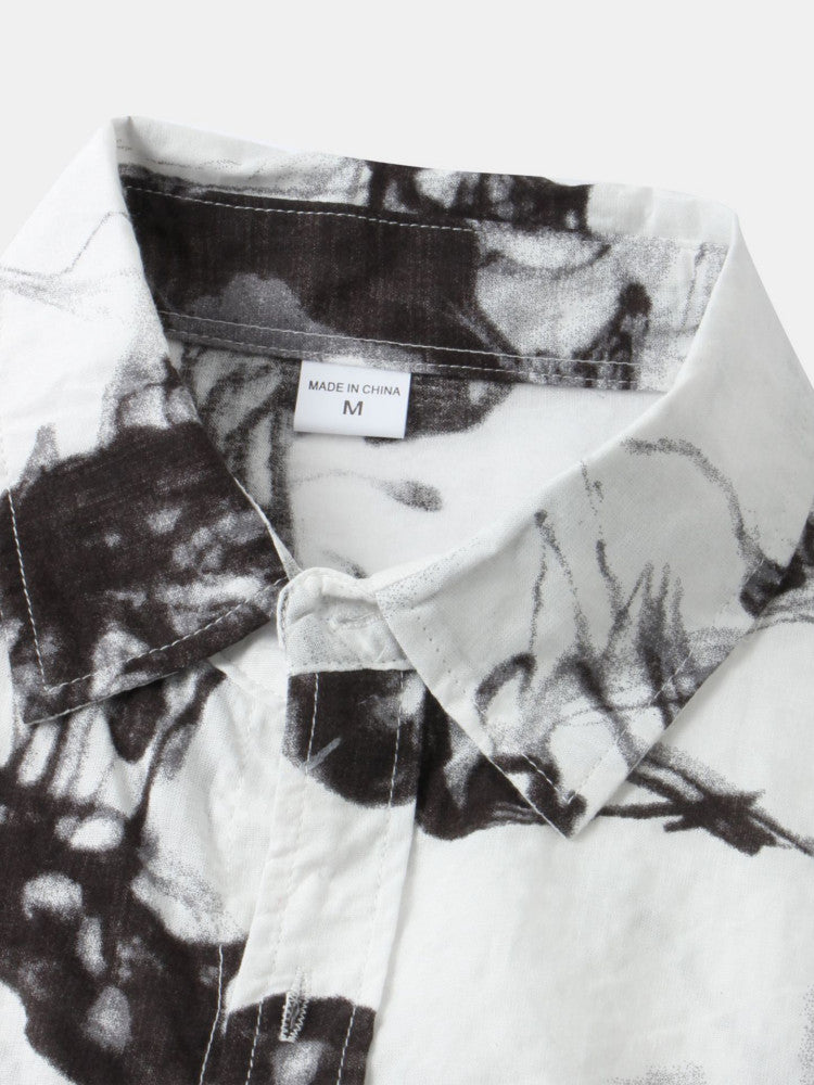 Arvan® | Ink Painting Short Sleeve Shirts