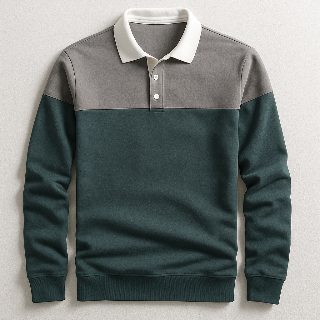 Miguel | LUXURY LONG-SLEEVED POLO SHIRT