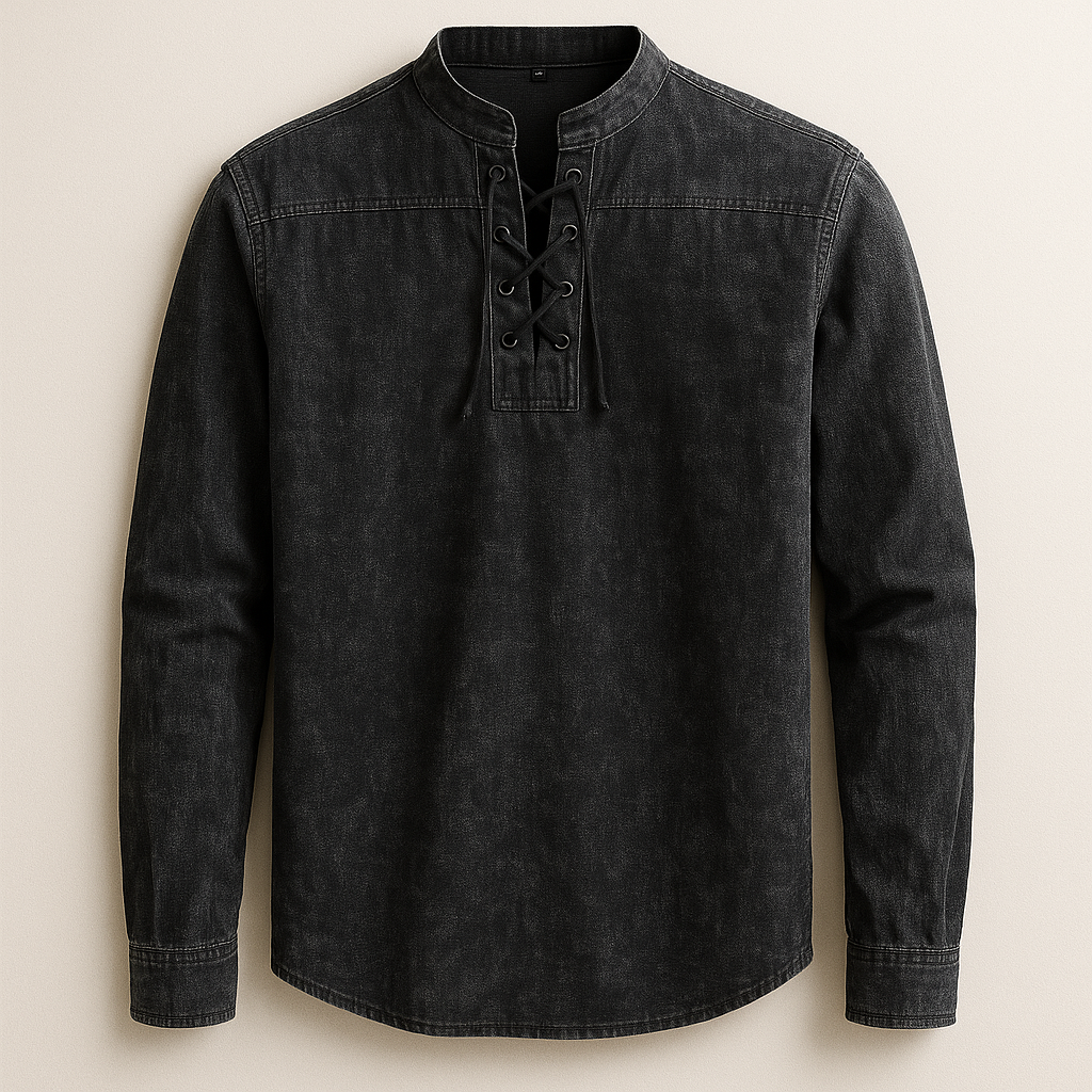 James | Nomad Henley Long Sleeve Shirt