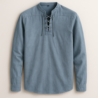 James | Nomad Henley Long Sleeve Shirt