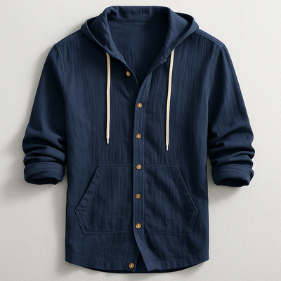 Wyatt | Oxford Hoodie Shirt