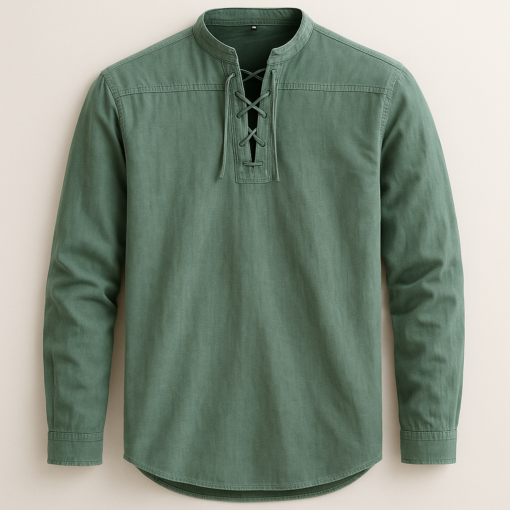 James | Nomad Henley Long Sleeve Shirt