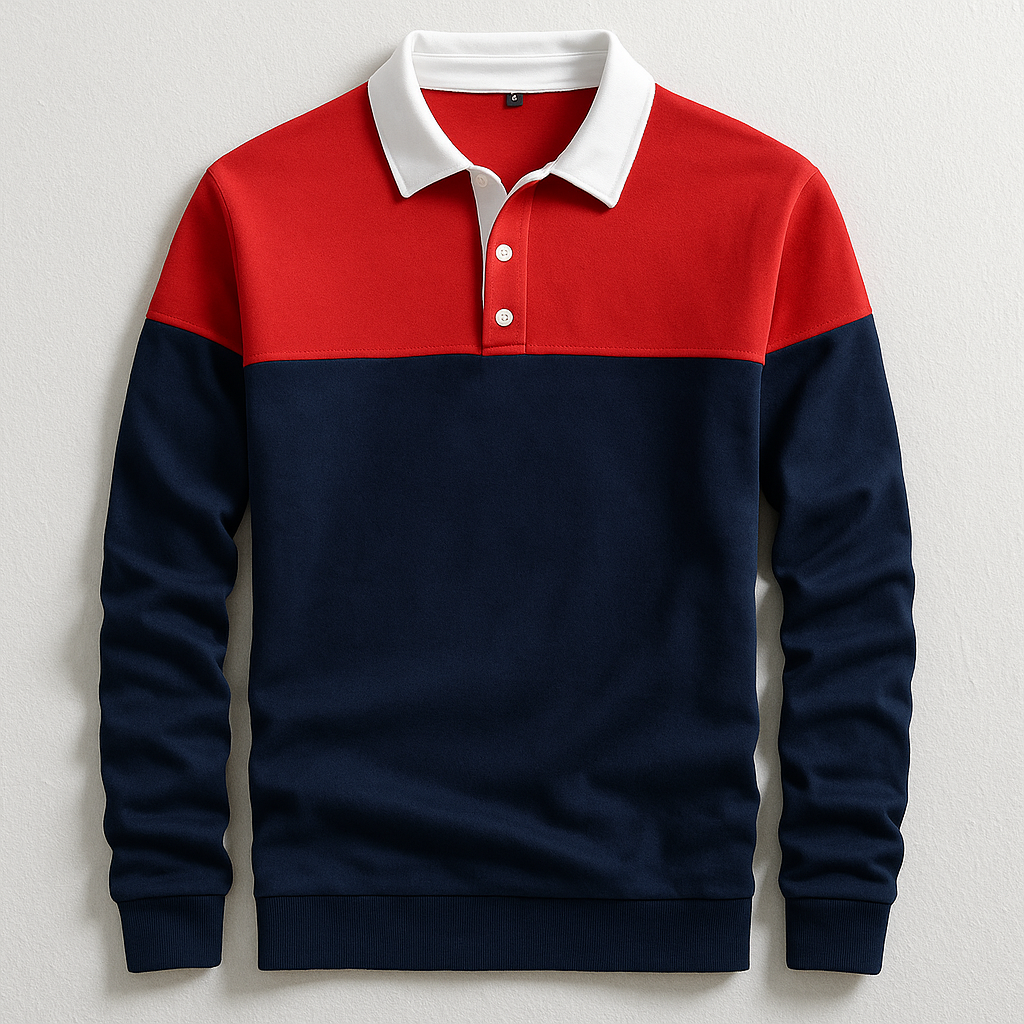 Miguel | LUXURY LONG-SLEEVED POLO SHIRT