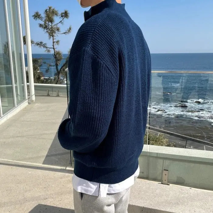 Crispin® | Classic Warm Sweater With Zipper