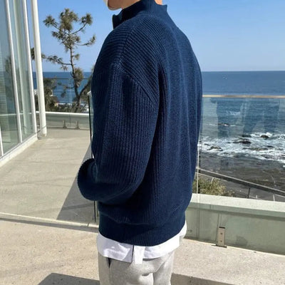 Crispin® | Classic Warm Sweater With Zipper