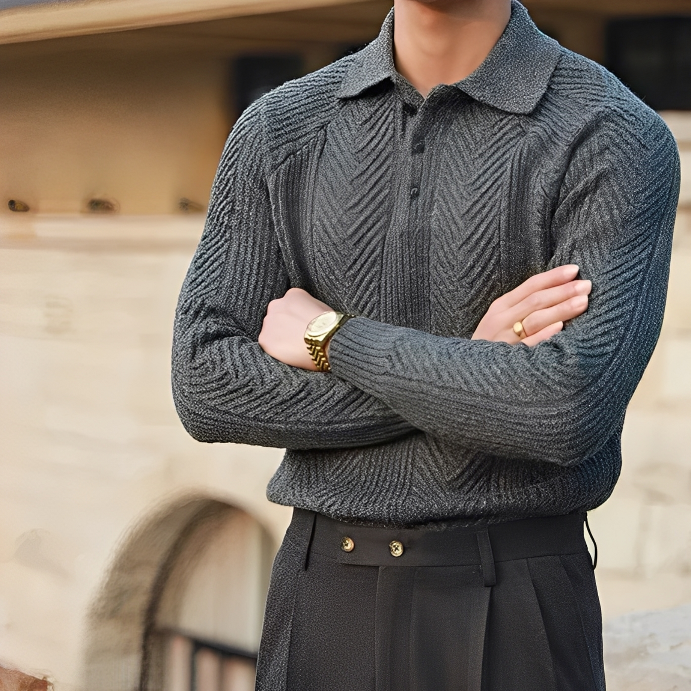 Edgar | Erik – Knitted long-sleeved sweater