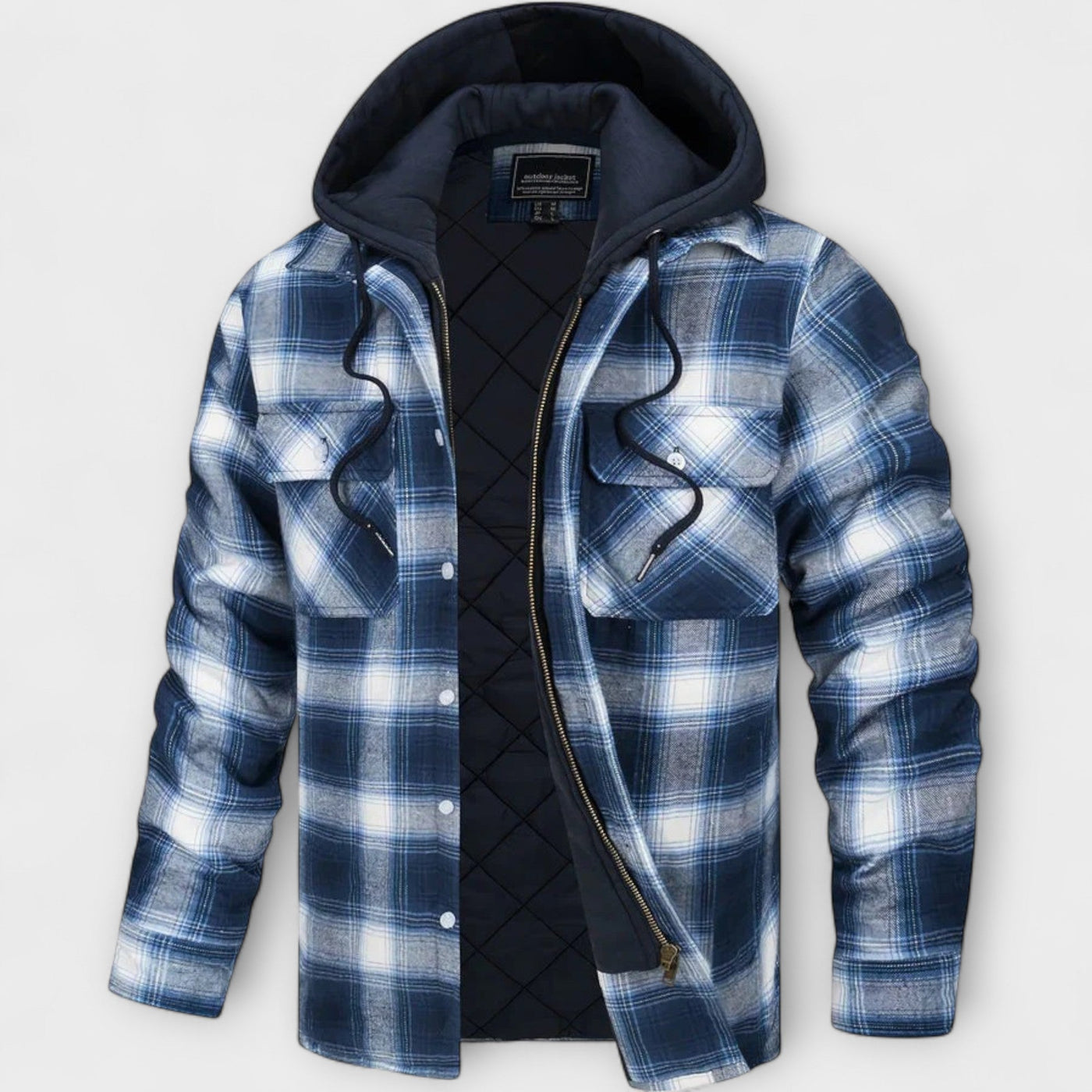 René | Plaid Hooded Jacket