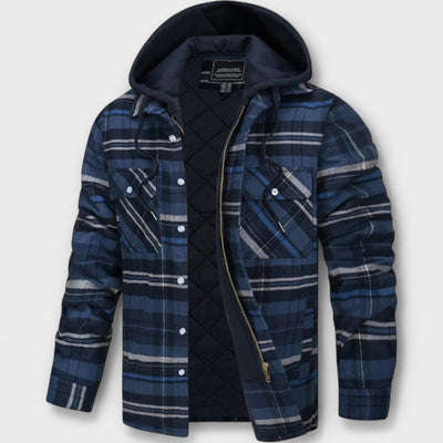 René | Plaid Hooded Jacket